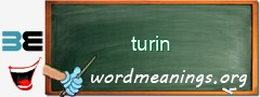 WordMeaning blackboard for turin